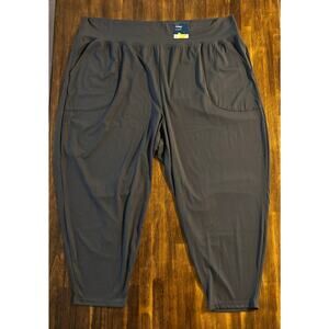 Old Navy Women’s 4X Jogger High Rise Pant Studiosmooth Go Dry Pull On Pockets